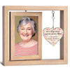You Are Always In Our Hearts - Memorial Personalized Custom Rotating Wooden Picture Frame - Sympathy Gift For Family Members