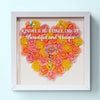 A Mother Is Like A Flower, Each One Beautiful And Unique - Family Personalized Custom Flower Shadow Box - Gift For Mom, Grandma
