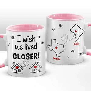 Friendship Is A Pretty Full-time Occupation - Bestie Personalized Custom Accent Mug - Gift For Best Friends, BFF, Sisters