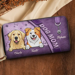 Life Is Better With Dogs - Dog & Cat Personalized Custom Clutch Purse - Gift For Pet Owners, Pet Lovers