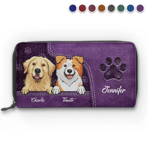 Pets Make Our Lives Whole - Dog & Cat Personalized Custom Clutch Purse - Gift For Pet Owners, Pet Lovers