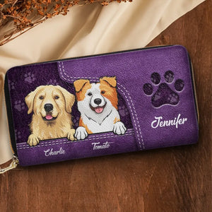 Pets Make Our Lives Whole - Dog & Cat Personalized Custom Clutch Purse - Gift For Pet Owners, Pet Lovers