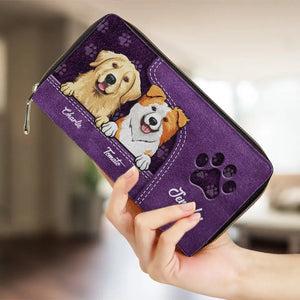 Pets Make Our Lives Whole - Dog & Cat Personalized Custom Clutch Purse - Gift For Pet Owners, Pet Lovers