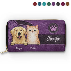 Pets Are Humanizing - Dog & Cat Personalized Custom Clutch Purse - Gift For Pet Owners, Pet Lovers