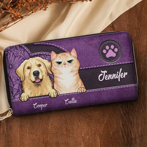 Pets Are Humanizing - Dog & Cat Personalized Custom Clutch Purse - Gift For Pet Owners, Pet Lovers