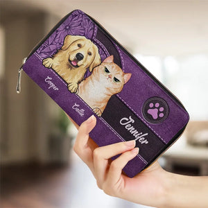 Pets Are Humanizing - Dog & Cat Personalized Custom Clutch Purse - Gift For Pet Owners, Pet Lovers