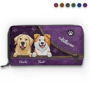 A Dog Loves You More - Dog & Cat Personalized Custom Clutch Purse - Gift For Pet Owners, Pet Lovers