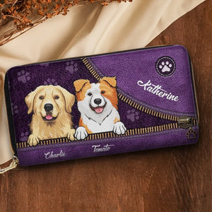 A Dog Loves You More - Dog & Cat Personalized Custom Clutch Purse - Gift For Pet Owners, Pet Lovers