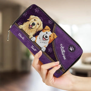 A Dog Loves You More - Dog & Cat Personalized Custom Clutch Purse - Gift For Pet Owners, Pet Lovers