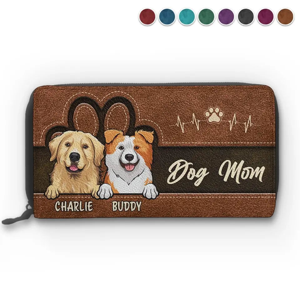 My Fur Mom Brings Me Along - Dog & Cat Personalized Custom Clutch Purse - Gift For Pet Owners, Pet Lovers