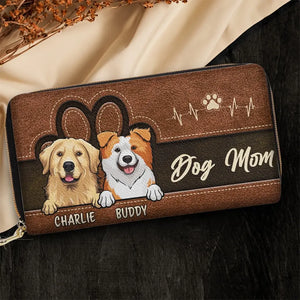 My Fur Mom Brings Me Along - Dog & Cat Personalized Custom Clutch Purse - Gift For Pet Owners, Pet Lovers