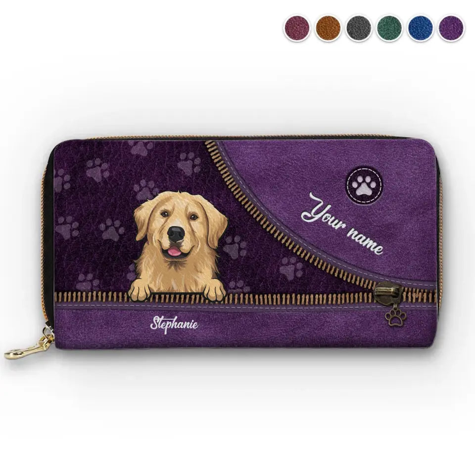 A Dog Loves You More - Dog & Cat Personalized Custom Clutch Purse - Gift For Pet Owners, Pet Lovers