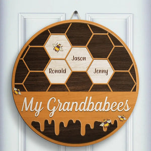 There's No Place Like Home Except Grandma's - Family Personalized Custom Home Decor Wood Sign - Mother's Day, House Warming Gift For Mom, Grandma