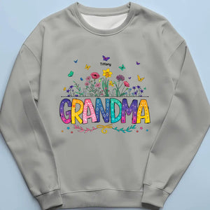 Flowers Bloom In Garden Of Love - Family Personalized Custom Unisex T-shirt, Hoodie, Sweatshirt - Mother's Day, Gift For Mom, Grandma