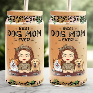 You Are The Best Cat Mom Ever - Dog & Cat Personalized Custom Glass Cup, Iced Coffee Cup -  Mother's Day, Gift For Pet Owners, Pet Lovers