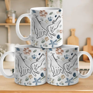 The Special Bond Between Mother And Child - Family Personalized Custom 3D Inflated Effect Printed Mug - Gift For Mom, Grandma Copy