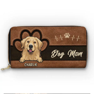 My Fur Mom Brings Me Along - Dog & Cat Personalized Custom Clutch Purse - Gift For Pet Owners, Pet Lovers