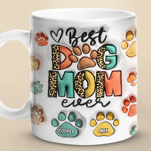 Love Is A Wet Nose And A Wagging Tail - Dog & Cat Personalized Custom 3D Inflated Effect Printed Mug - Gift For Pet Owners, Pet Lovers