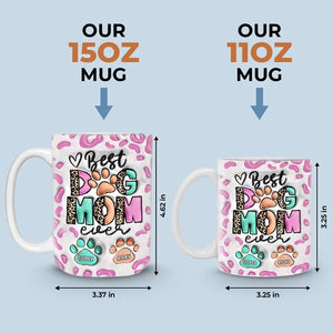 I'm Just A Full-Time Dog Mom - Dog Personalized Custom 3D Inflated Effect Printed Mug - Gift For Pet Owners, Pet Lovers