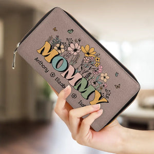 My Mother Is My Root, My Foundation - Family Personalized Custom Clutch Purse - Mother's Day, Gift For Mom, Grandma