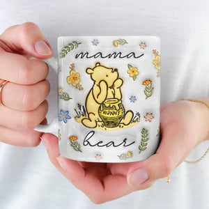 Motherhood Has A Very Humanizing Effect - Family Personalized Custom 3D Inflated Effect Printed Mug - Mother's Day, Gift For Mom, Grandma