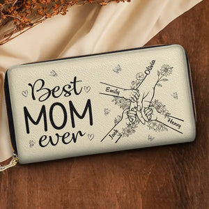 We Have The Best Mom Ever - Family Personalized Custom Clutch Purse - Mother's Day, Gift For Mom, Grandma