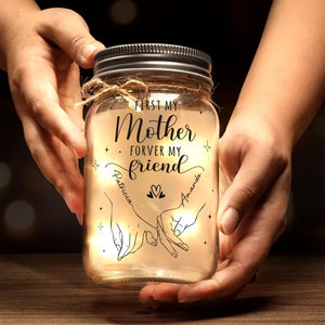 Like Mother Light Daughter - Family Personalized Custom Mason Jar Light - Mother's Day, Gift For Mom, Grandma