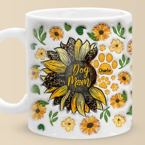 Your Love Shines Bright Like A Sunflower - Dog & Cat Personalized Custom 3D Inflated Effect Printed Mug - Mother's Day, Gift For Pet Owners, Pet Lovers