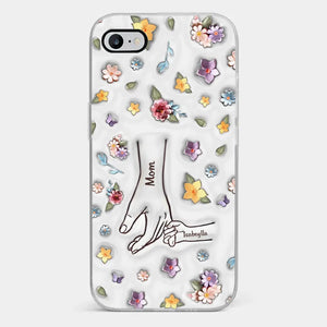 Best Mommy Ever Ever - Family Personalized Custom 3D Inflated Effect Printed Clear Phone Case - Mother's Day, Gift For Mom, Grandma