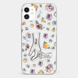 Best Mommy Ever Ever - Family Personalized Custom 3D Inflated Effect Printed Clear Phone Case - Mother's Day, Gift For Mom, Grandma