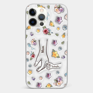 Best Mommy Ever Ever - Family Personalized Custom 3D Inflated Effect Printed Clear Phone Case - Mother's Day, Gift For Mom, Grandma