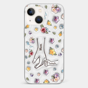 Best Mommy Ever Ever - Family Personalized Custom 3D Inflated Effect Printed Clear Phone Case - Mother's Day, Gift For Mom, Grandma