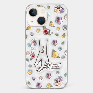 Best Mommy Ever Ever - Family Personalized Custom 3D Inflated Effect Printed Clear Phone Case - Mother's Day, Gift For Mom, Grandma