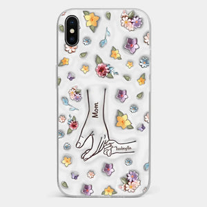 Best Mommy Ever Ever - Family Personalized Custom 3D Inflated Effect Printed Clear Phone Case - Mother's Day, Gift For Mom, Grandma