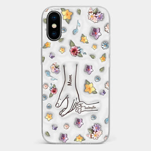 Best Mommy Ever Ever - Family Personalized Custom 3D Inflated Effect Printed Clear Phone Case - Mother's Day, Gift For Mom, Grandma