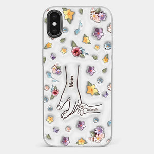 Best Mommy Ever Ever - Family Personalized Custom 3D Inflated Effect Printed Clear Phone Case - Mother's Day, Gift For Mom, Grandma