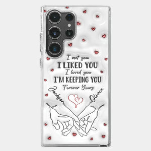 From Our First Kiss Till Our Last Breath - Couple Personalized Custom 3D Inflated Effect Printed Clear Phone Case - Gift For Husband Wife, Anniversary