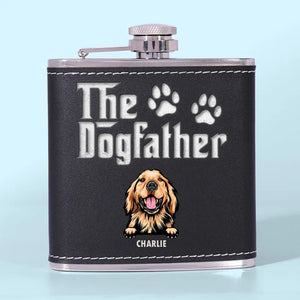 Dog Is God Spelled Backward - Dog Personalized Custom Hip Flask - Father's Day, Gift For Pet Owners, Pet Lovers