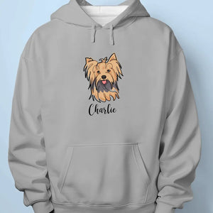 Happiness Is A Warm Puppy - Dog Personalized Custom Unisex T-shirt, Hoodie, Sweatshirt - Gift For Pet Owners, Pet Lovers