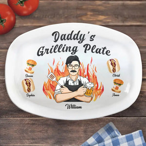 Good Food Made By You - Family Personalized Custom Platter - Father's Day, Gift For Dad, Grandpa