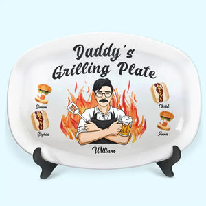 Good Food Made By You - Family Personalized Custom Platter - Father's Day, Gift For Dad, Grandpa