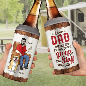 You Are Cooler Than Anyone Else - Dog Personalized Custom 4 In 1 Can Cooler Tumbler - Father's Day, Gift For Pet Owners, Pet Lovers