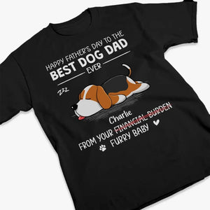 Cheers To The Best Dog Dad- Dog Personalized Custom Unisex T-shirt, Hoodie, Sweatshirt - Father's Day, Gift For Pet Owners, Pet Lovers