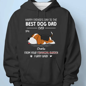 Cheers To The Best Dog Dad- Dog Personalized Custom Unisex T-shirt, Hoodie, Sweatshirt - Father's Day, Gift For Pet Owners, Pet Lovers