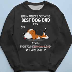 Cheers To The Best Dog Dad- Dog Personalized Custom Unisex T-shirt, Hoodie, Sweatshirt - Father's Day, Gift For Pet Owners, Pet Lovers