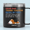 You Are My Only One - Dog Personalized Custom 14oz Stainless Steel Tumbler With Handle - Gift For Pet Owners, Pet Lovers