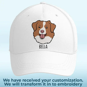 Custom Photo Life Would Be Ruff Without You - Dog & Cat Personalized Custom Full Embroidered Cap - Gift For Pet Owners, Pet Lovers