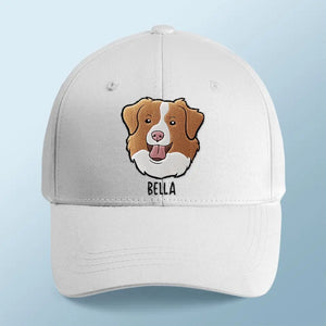 Custom Photo Life Would Be Ruff Without You - Dog & Cat Personalized Custom Full Embroidered Cap - Gift For Pet Owners, Pet Lovers