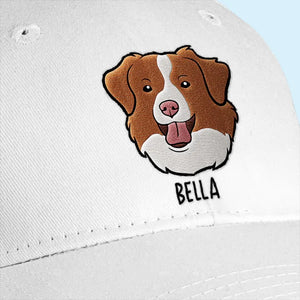 Custom Photo Life Would Be Ruff Without You - Dog & Cat Personalized Custom Full Embroidered Cap - Gift For Pet Owners, Pet Lovers