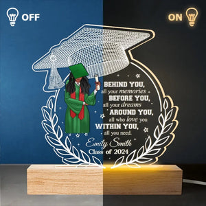 If You Dream It, You Can Do It - Family Personalized Custom Shaped 3D LED Light - Graduation Gift For Family Members, Siblings, Brothers, Sisters